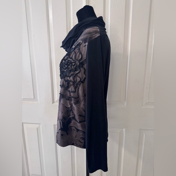 Vintage YOSHI YOSHI BY PJ TOP 4 Sz L MADE IN JAPAN Art To Wear Lagenlook Shirt - Picture 3 of 14